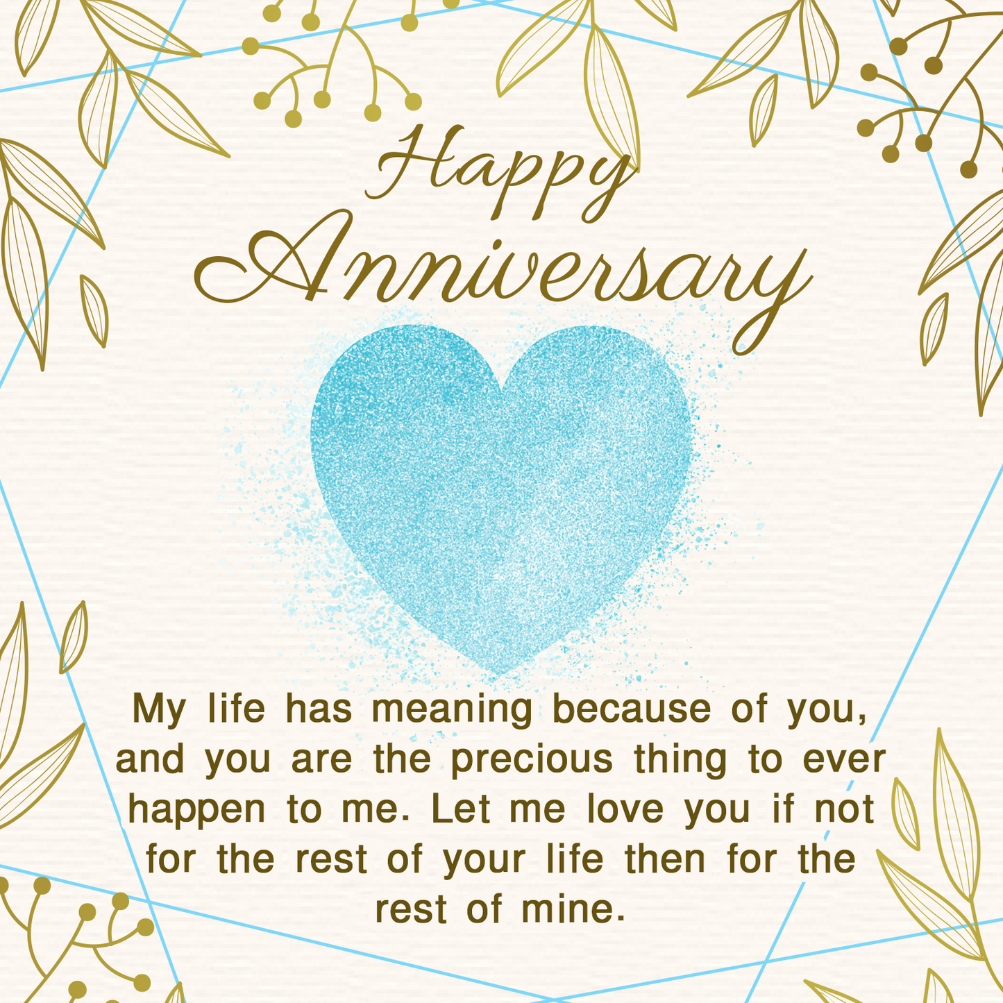 Anniversary Message Cards