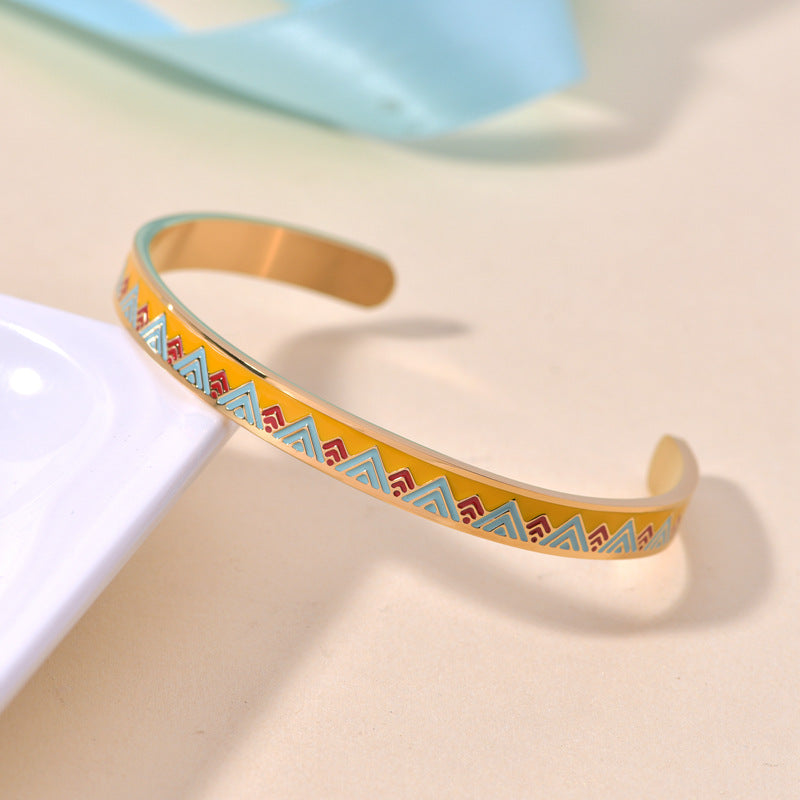 Bohemian Colorful Enamel Lucky Bracelet