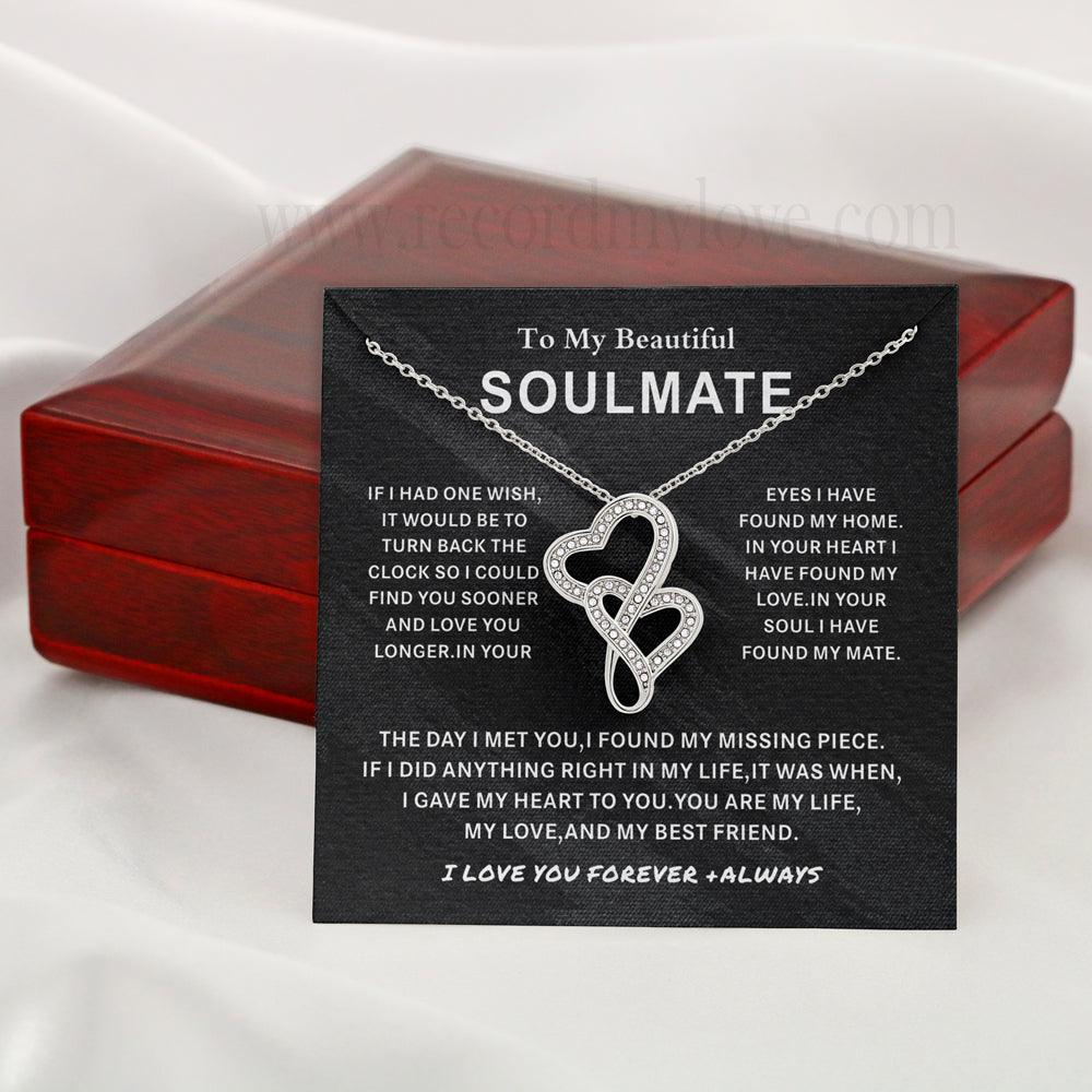 Love Necklace To Soulmate❤️-The Day I Met You - Record My Love