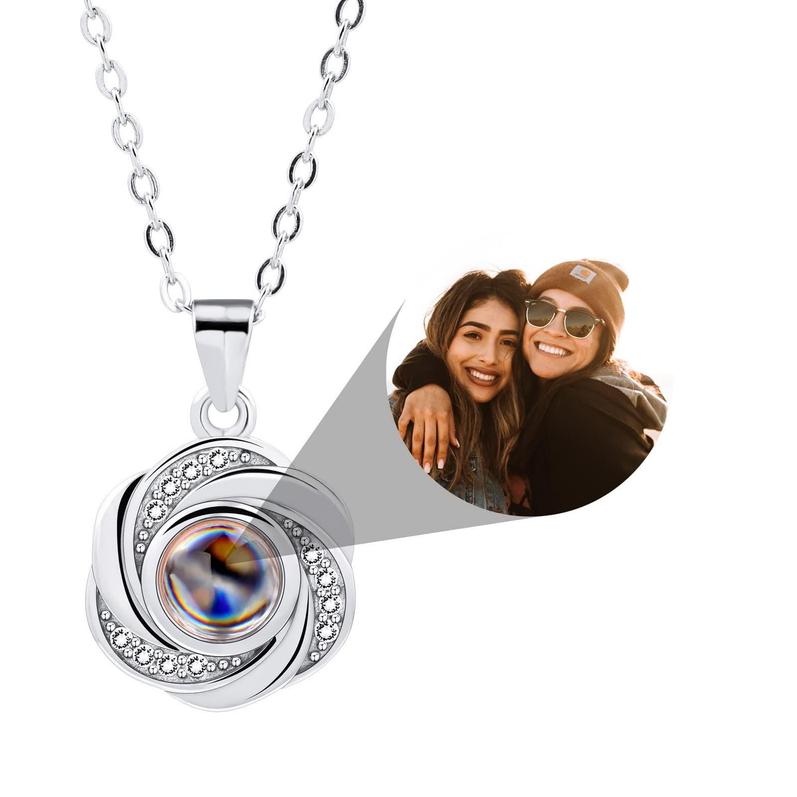 Personalized Projection Necklace - Record My Love